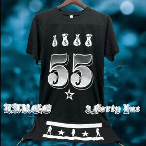 3Forty Inc. Money Black T-Shirt TRR